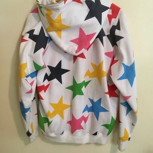 Bape Large colorful star Hoodie